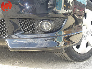 Клыки переднего бампера Mitsubishi Lancer X (2.0 Intense) (2007-2010)