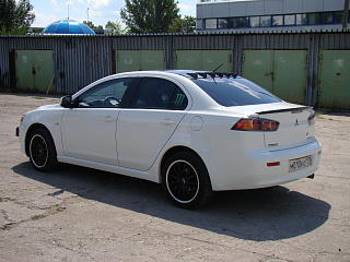 Спойлер лип "Элегант" Mitsubishi Lancer X (2007-2017) + УСТАНОВОЧНЫЙ КОМПЛЕКТ