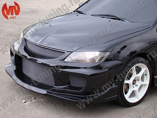 Передний бампер Mitsubishi Lancer IX в стиле INGS Extreem (2003-2009)