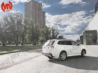 Пороги Mitsubishi Outlander (3rd generation) Broomer Design (2012-2014)